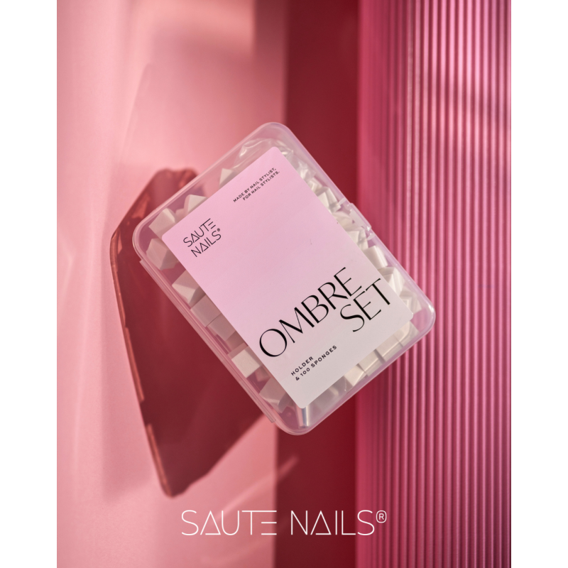 Ombre Set - Hållare och 100 svampar