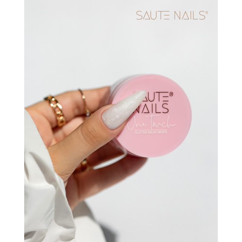 One Touch Glitter Milky White 30g