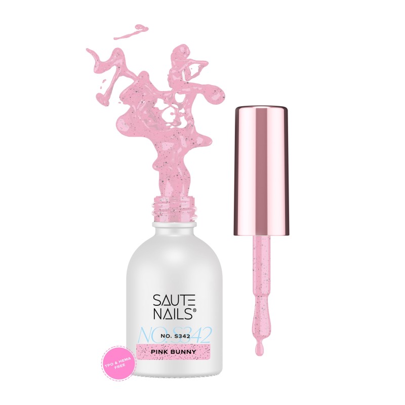 S342 Pink Bunny Hybrid Polish